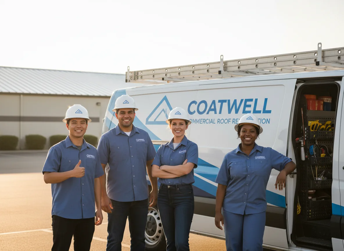 Commercial roof coating company in Barstow, IL